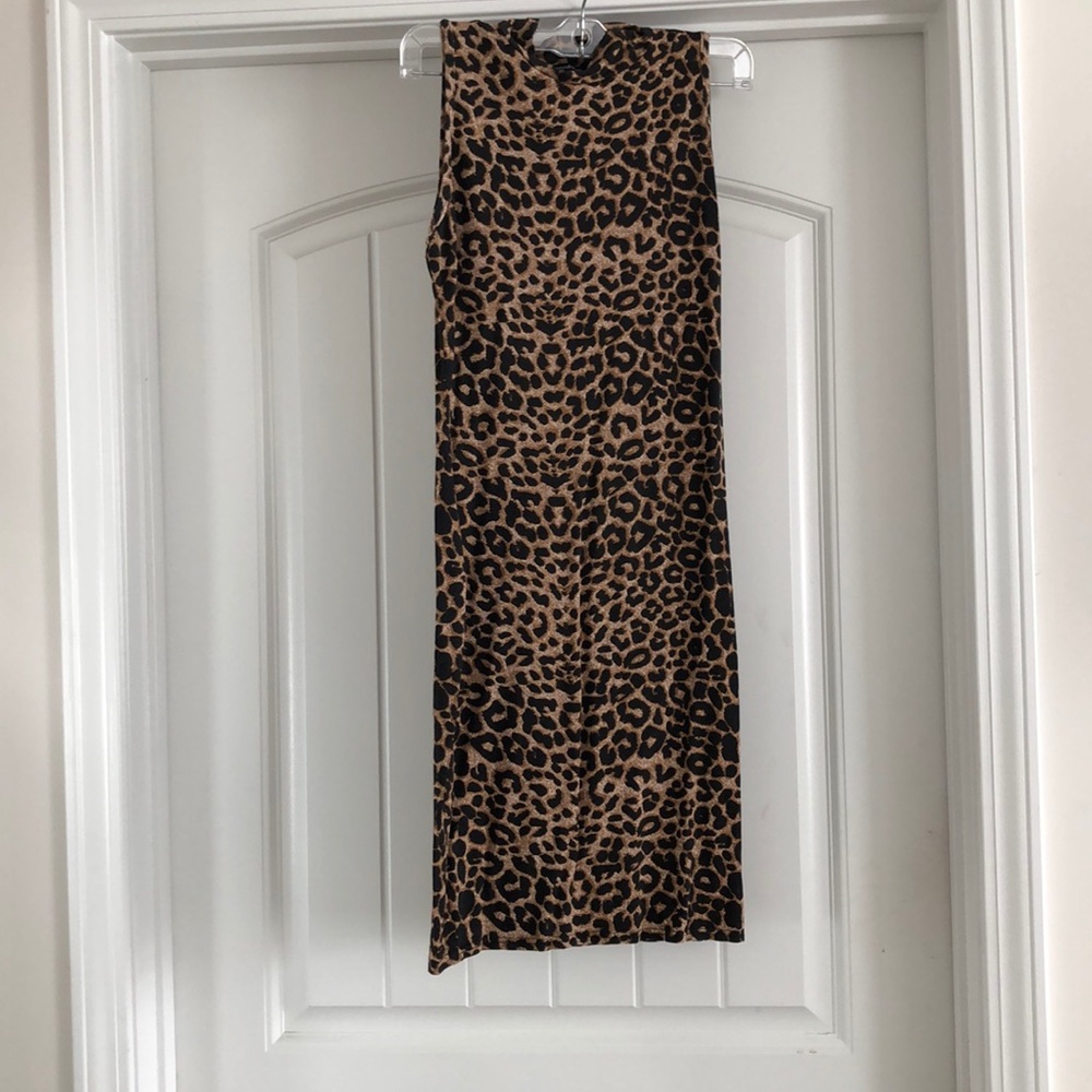 Leopard bodycon dress